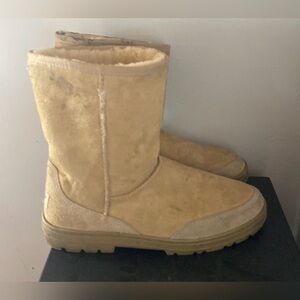 UGG Australia Ultimate Sheepskin Sand Suede
Warm Winter Boots-Womens 8